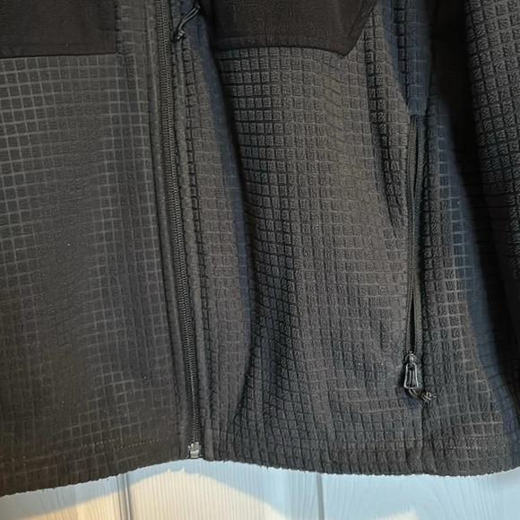 Lands’ End men’s black full zip fleece jacket size small - Picture 5 of 9